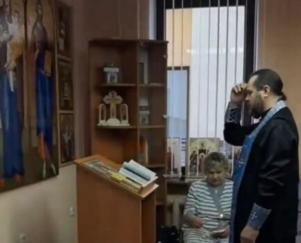 Молебен в Минском городском клиническом центре гинекологии