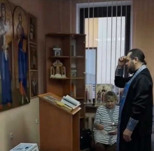 Молебен в Минском городском клиническом центре гинекологии